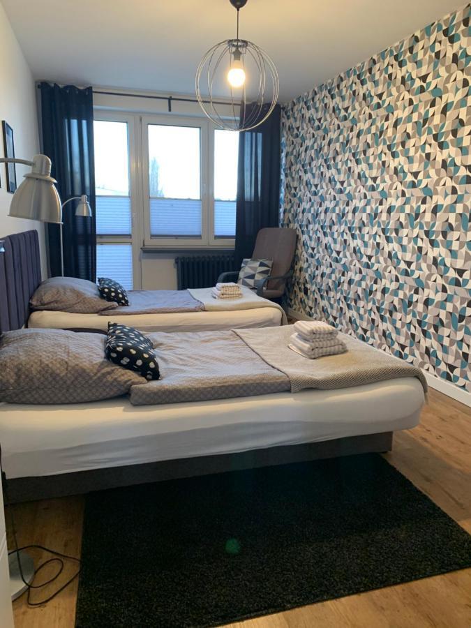 Brzezno Plaza Apartment กดัญสก์ ภายนอก รูปภาพ